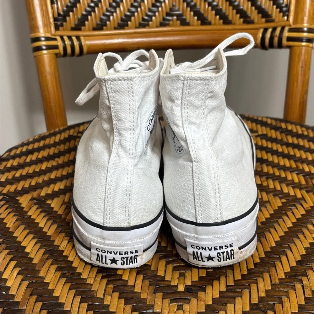 Converse Chuck Taylor All Star Lift Platform Sneakers Sz 10 - Picture 4 of 7